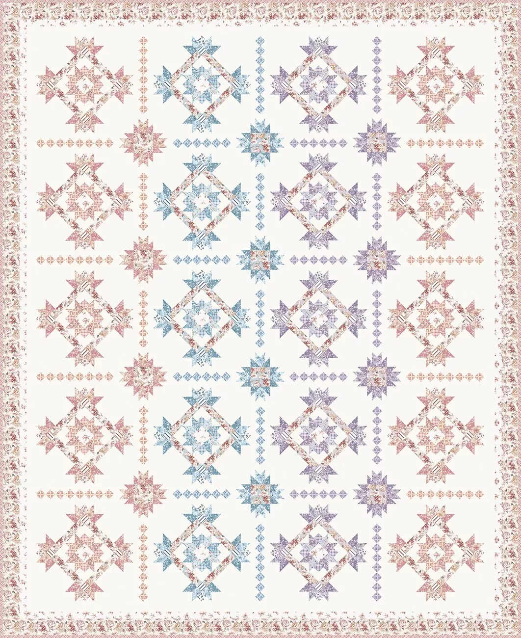 Modern Prairie Wildflower Fields Quilt Pattern