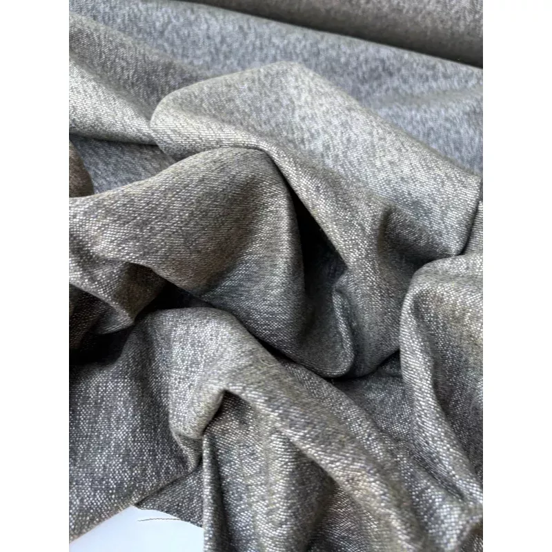 MOE 007 khaky mlange wool drape