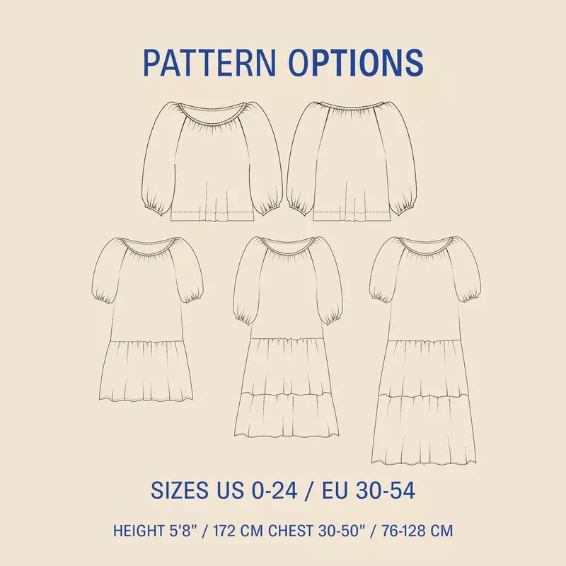 Moira blouse Sewing Pattern