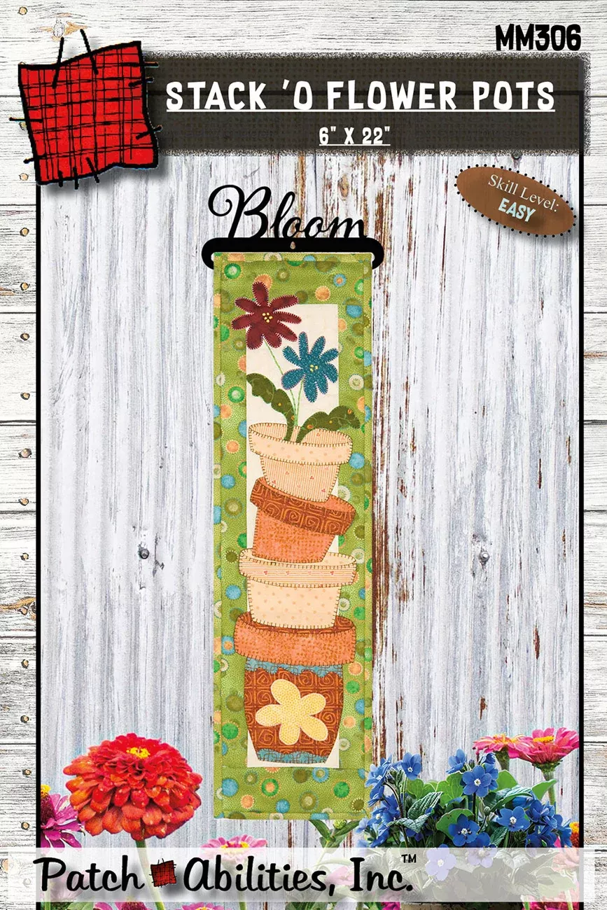 Monthly Mini 3 - Stack 'o Flower Pots