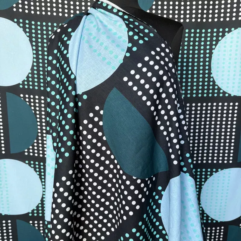Moonrise – Exclusive Print – Linen Cotton Blend