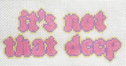 Mopsey Designs – It’s Not That Deep