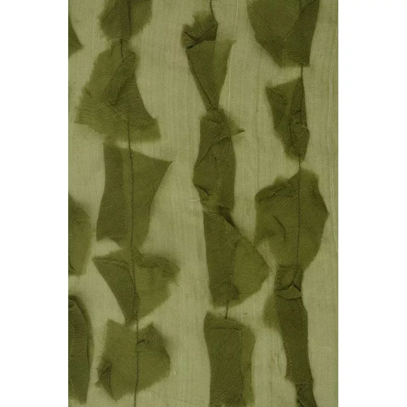 Moss Green Silk Chiffon Petal 600 Fabric