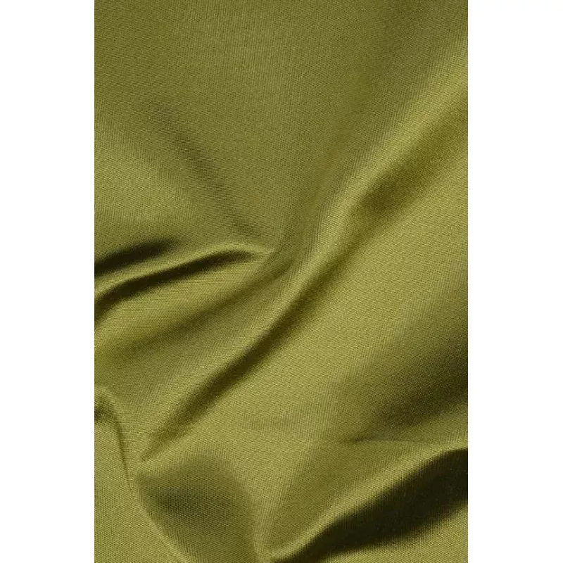 Moss Green Silk Zibeline Fabric