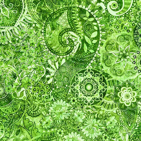 Moss Mystique Blender Wideback Cotton Fabric Per Yard