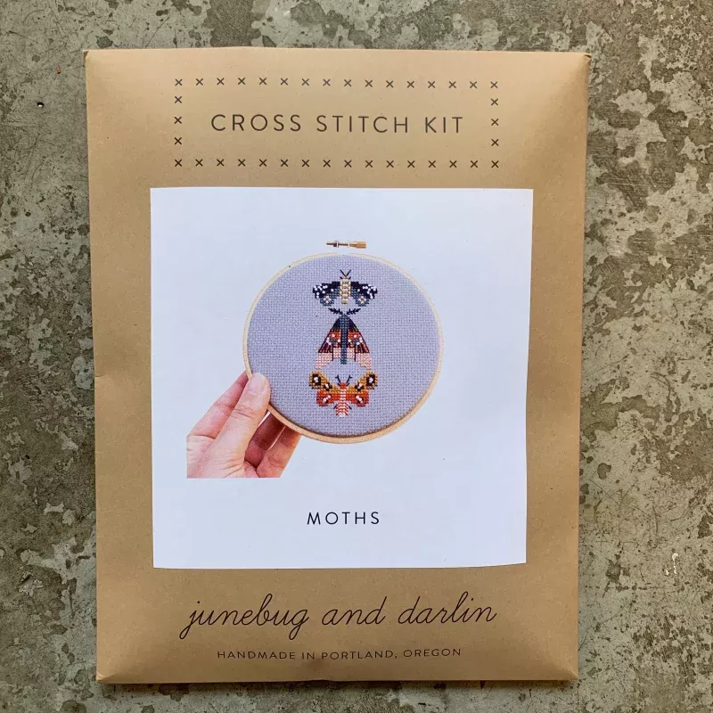 Moths Cross Stitch Kit