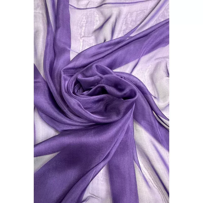 Mulberry Purple Silk Chiffon