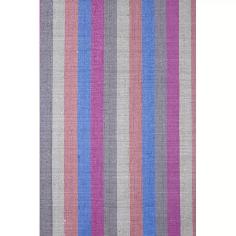 Multi-Color Striped Silk Shantung 151 Fabric