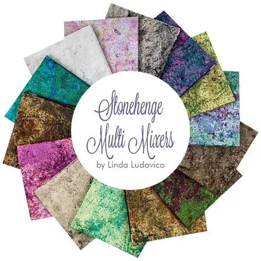 Multi Stonehenge Gradations Fat Quarter Bundle in Multi Mixers