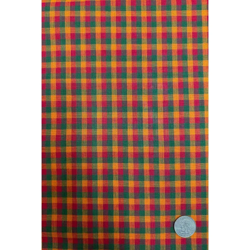 Multicolor Checks Cotton Novelty COT-157-01