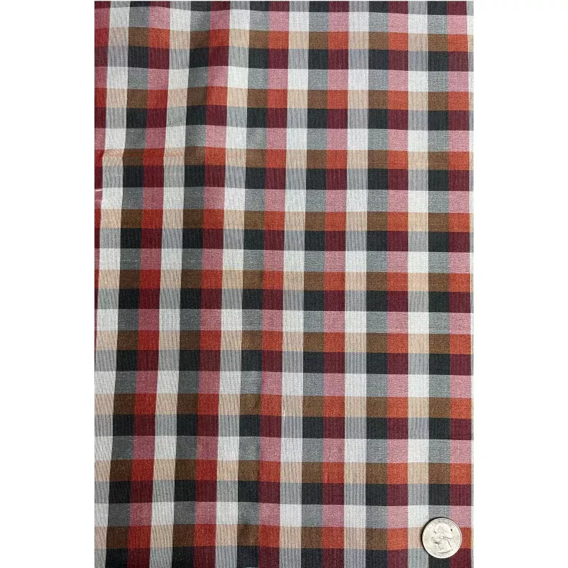 Multicolor Organza Checks