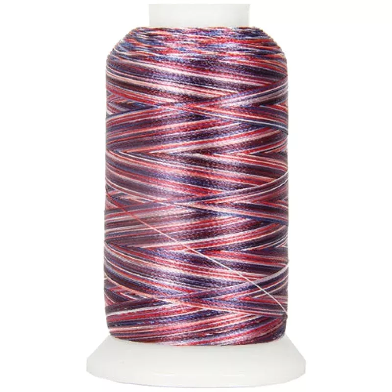 Multicolor Polyester Embroidery Thread No. 2 – Variegated Patriotic