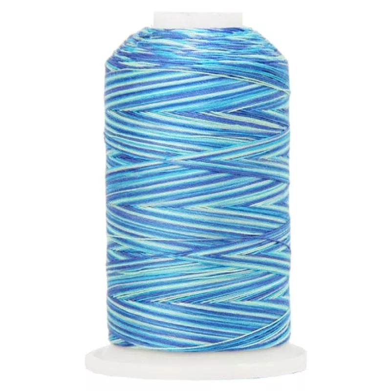 Multicolor Variegated Cotton Thread 600M – Ocean Teals