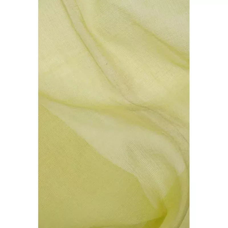 Muted Lime Cotton Voile Fabric