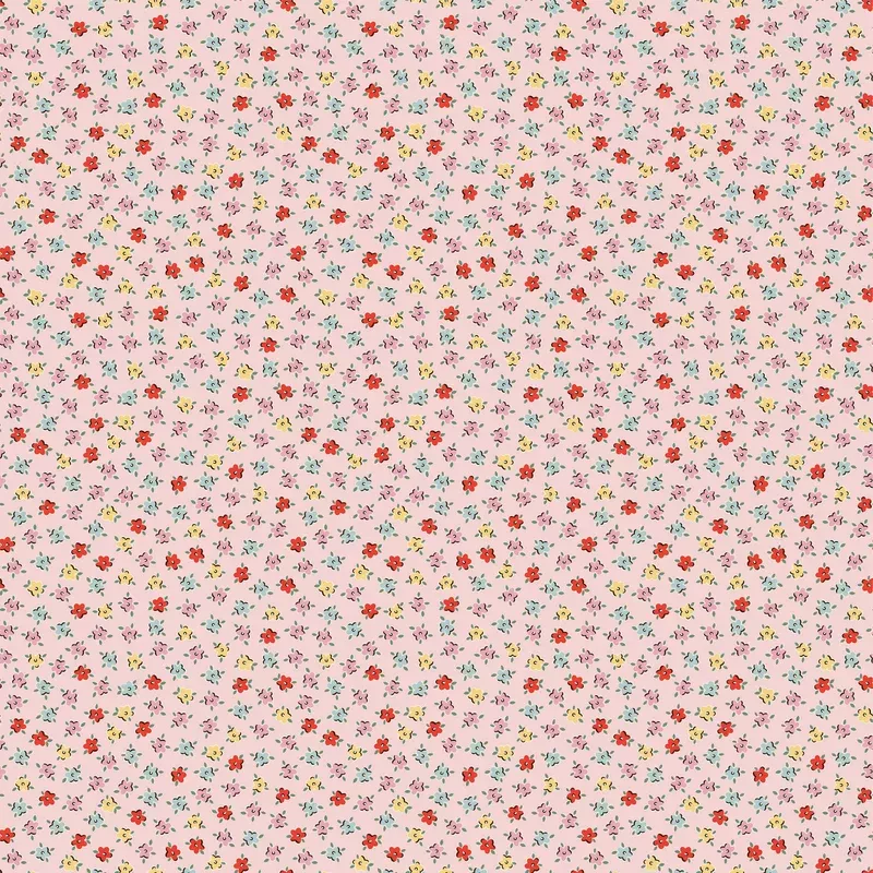 My Favorite Things Pink Delightful Yardage by Lori Woods for Poppie Cotton Fabrics