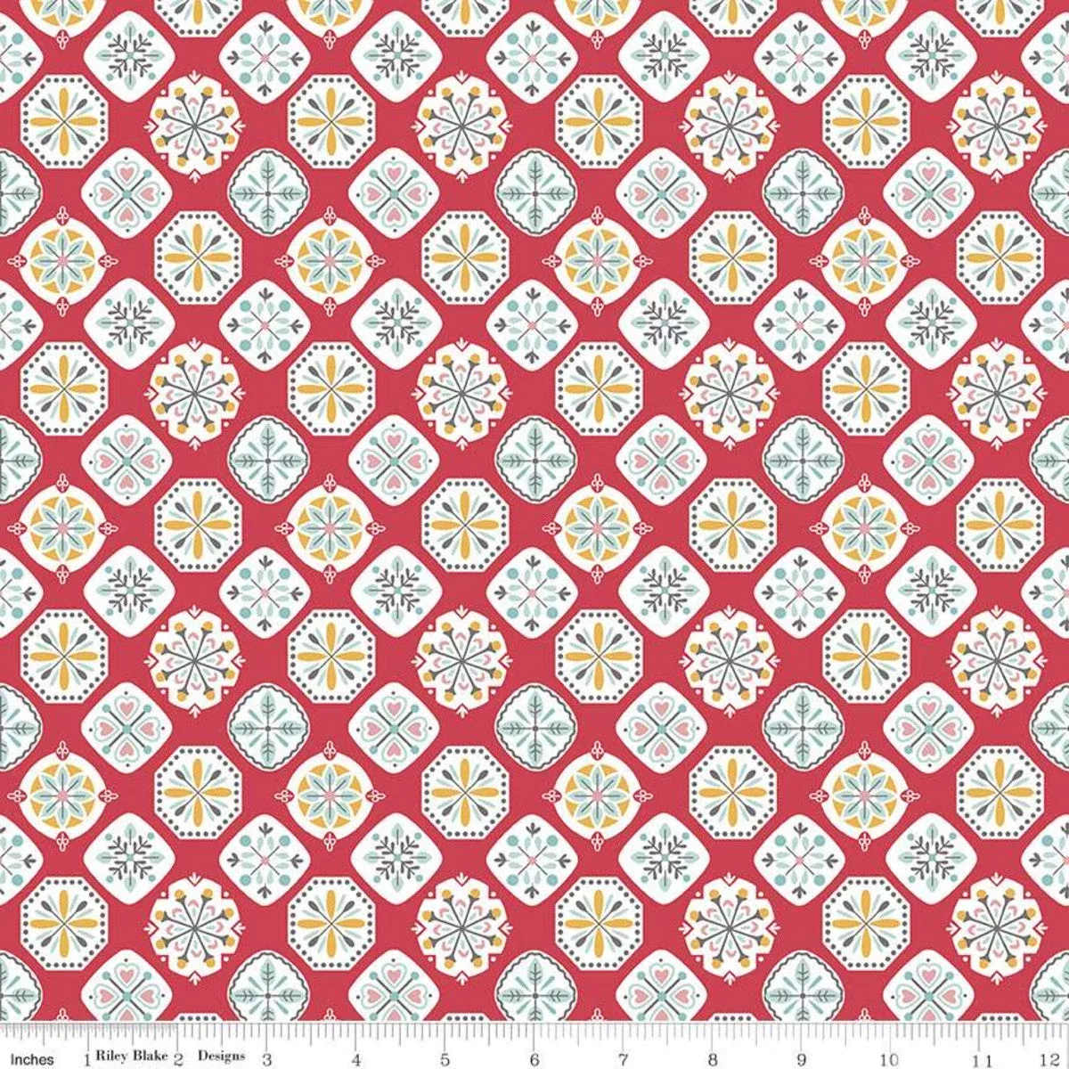 My Happy Place Home Decor Applique Cayenne by Lori Holt