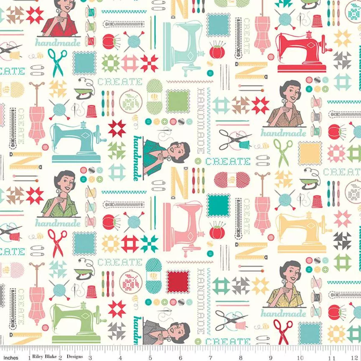 My Happy Place Home Decor Main Cream by Lori Holt