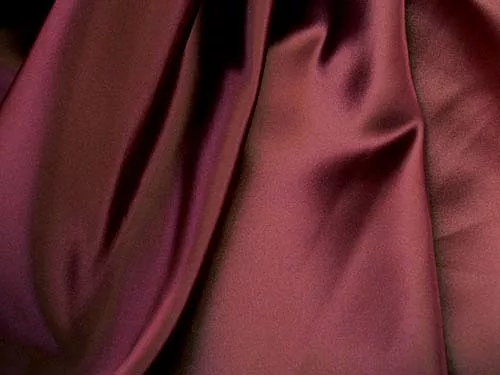 Mystique Satin Fabric - Ultra Aubergine