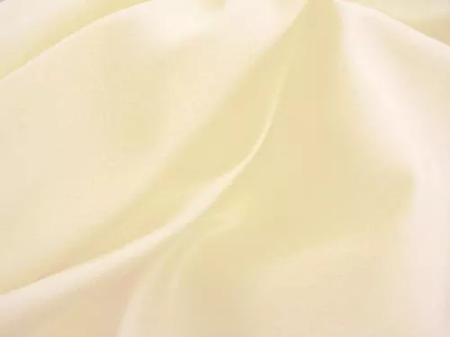 Mystique Satin Fabric - Vanilla Cream