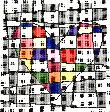Nanci K Kreations – Hearts and Squares Small