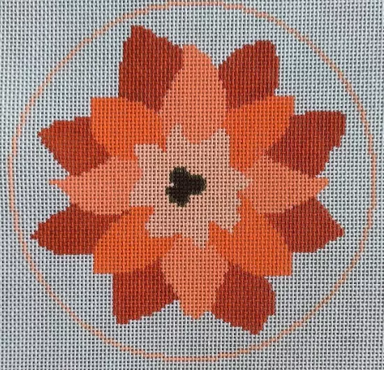 Nanci K Kreations – Whimsical Flower Orange