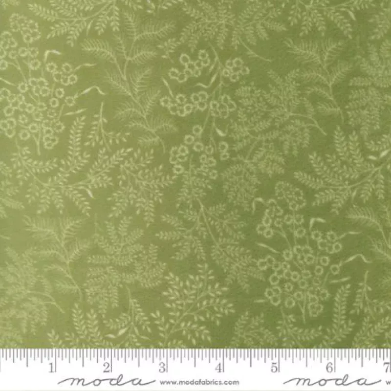 Nantucket Summer Cuddle Sconset Florals Grass Polyester 44" / 45" Fabric per yard