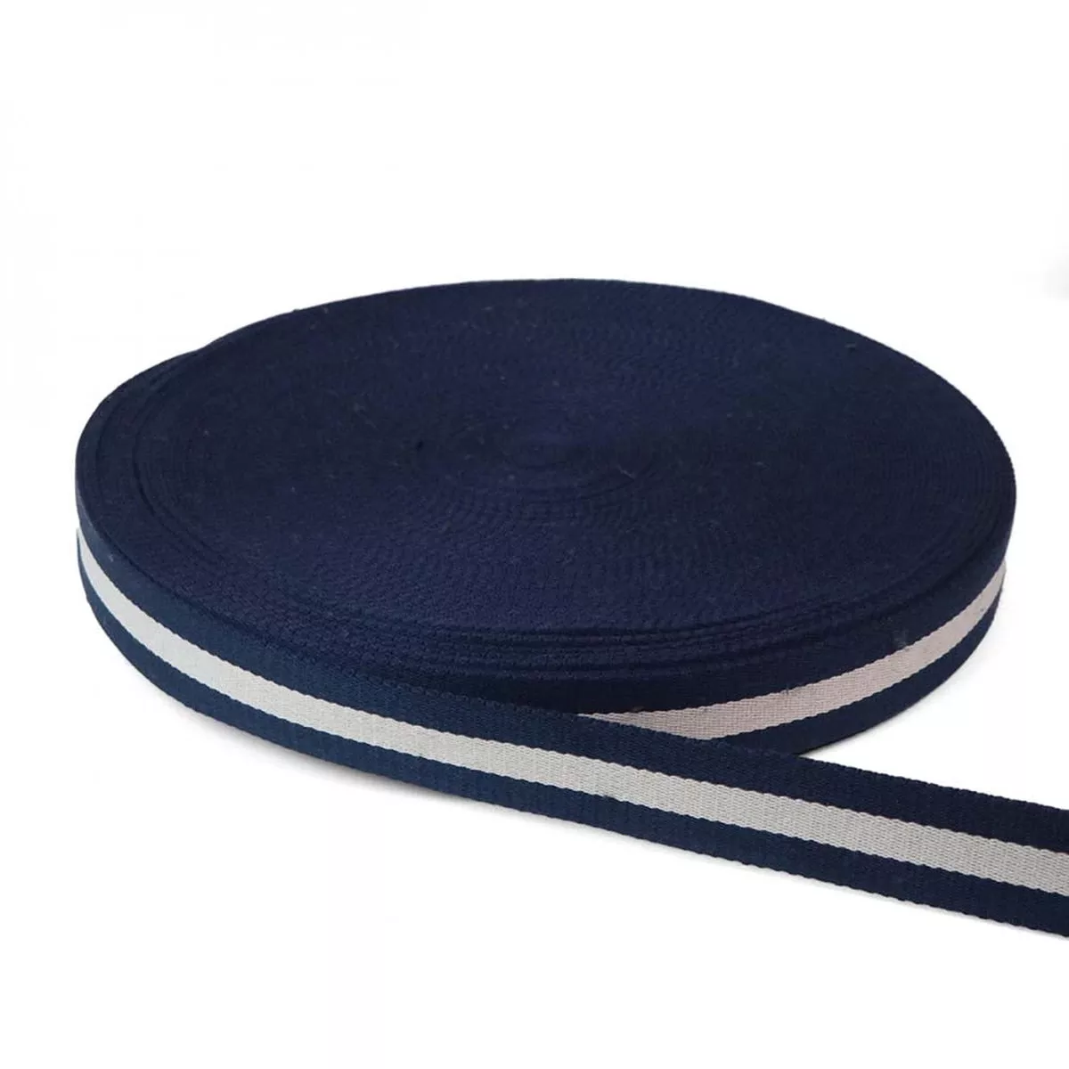 Navy Off White Webbing 1-1 /2in x 50 yd
