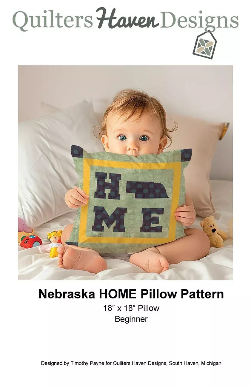 Nebraska HOME Pillow Pattern