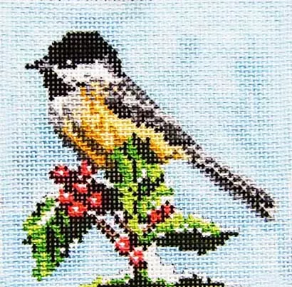 Needle Crossings – Chickadee Ornament