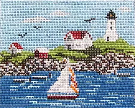 Needle Crossings – Coastal Scene