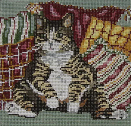 Needle Crossings – Comfy Cat