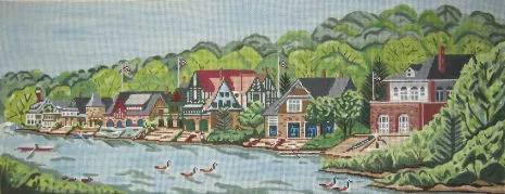 Needle Crossings – Philadelphia Boathouse Row