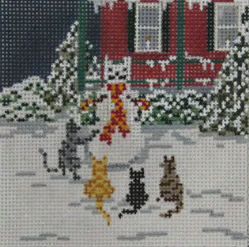 Needle Crossings – Snow Cat Party