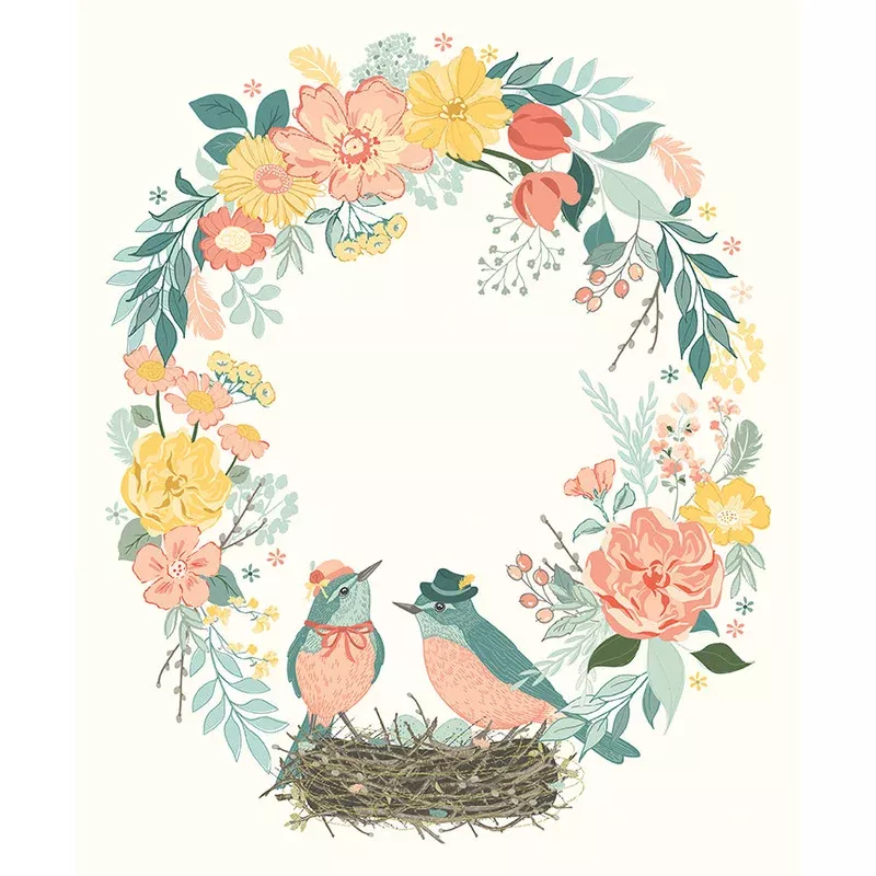 New Beginnings Panel by Sandy Gervais for Riley Blake Designs