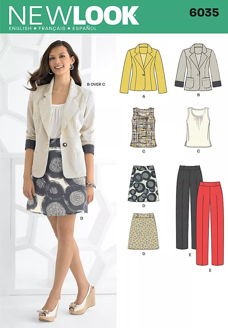 New Look 6035 MISSES SPORTSWEAR