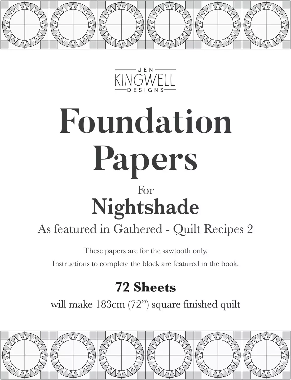 Nightshade Foundation Paper Pad