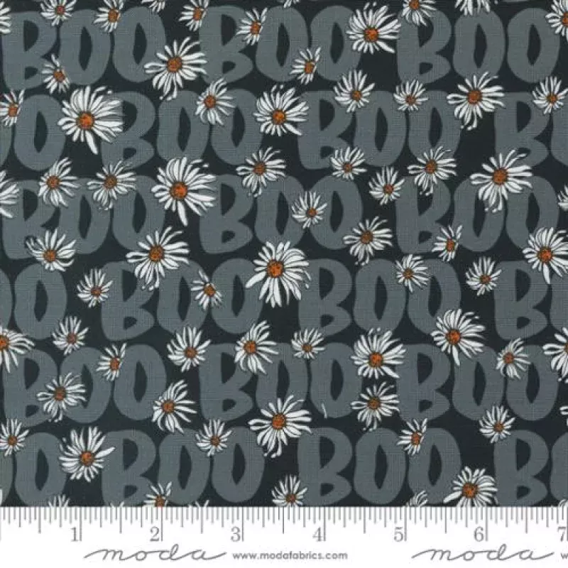 Noir Boo Cotton Fabric – Midnight 11544 23