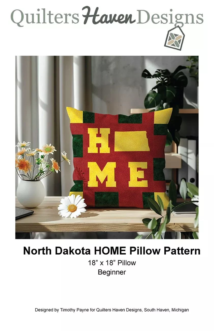 North Dakota HOME Pillow Pattern