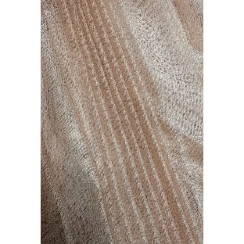 Nude Blush Silk Tulle