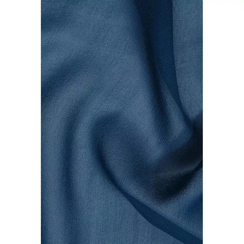 Ocean Blue Silk Georgette Fabric