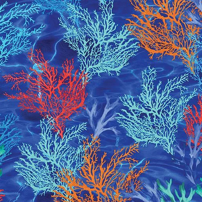 Oceana 108″ Wideback Coral – Multi