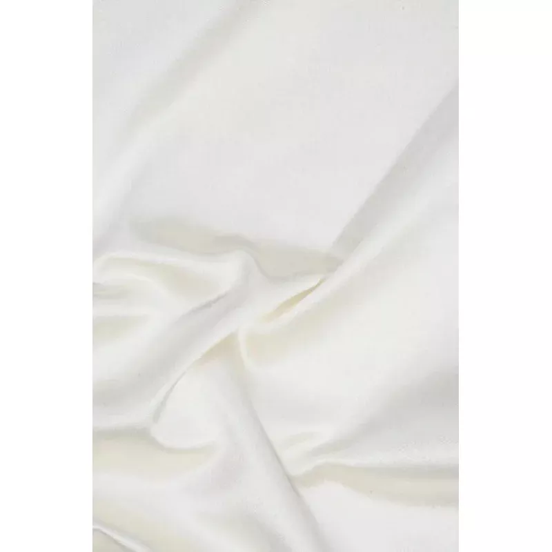 Off White Italian Shantung Silk Fabric