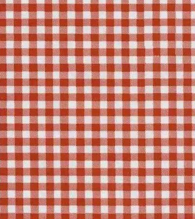 Oilcloth - Gingham Red