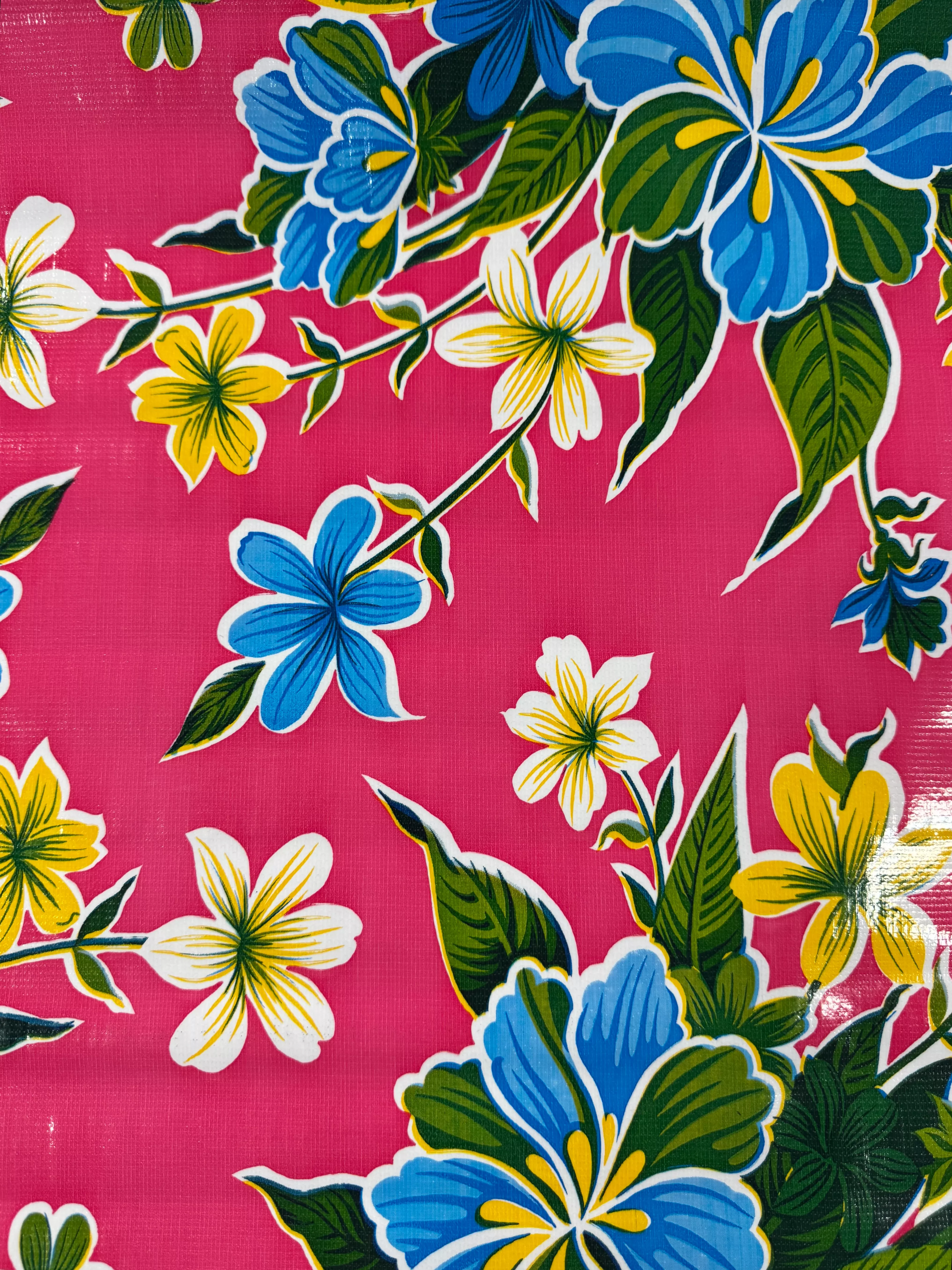 Oilcloth - Hibiscus - Dark Pink