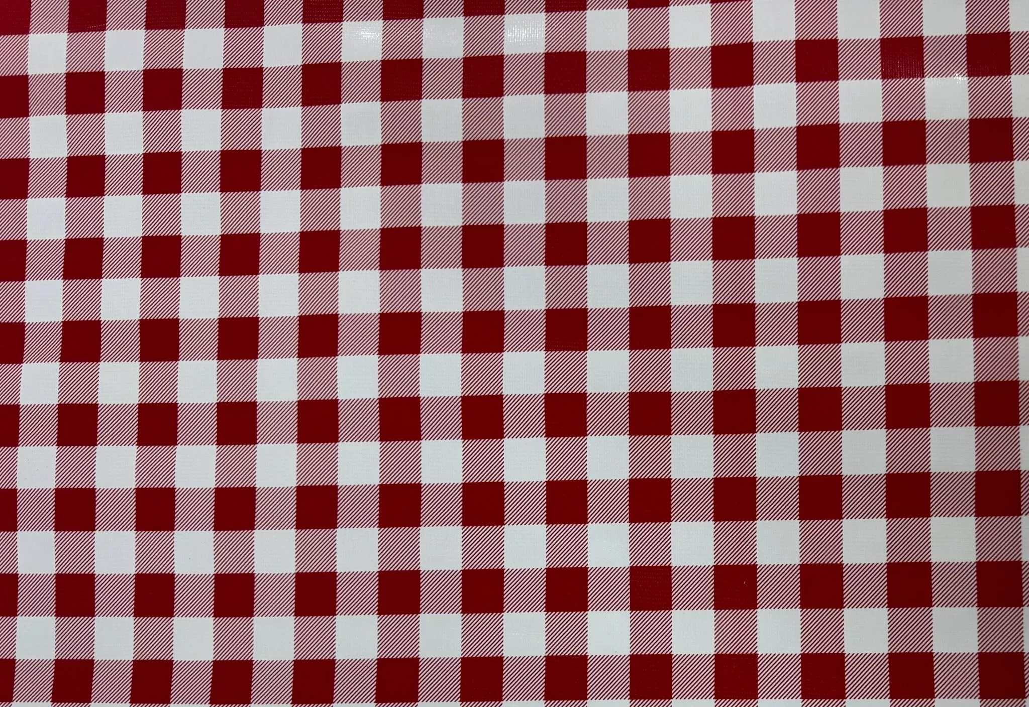 Oilcloth - Red Gingham