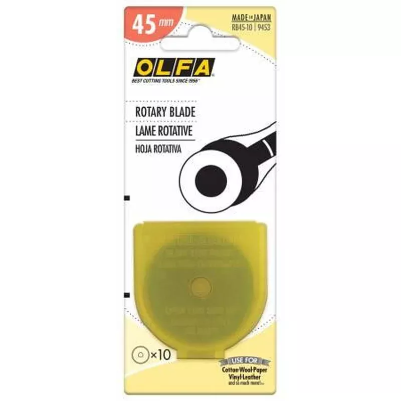 Olfa RB45-10 45mm Rotary Blade 10 pack