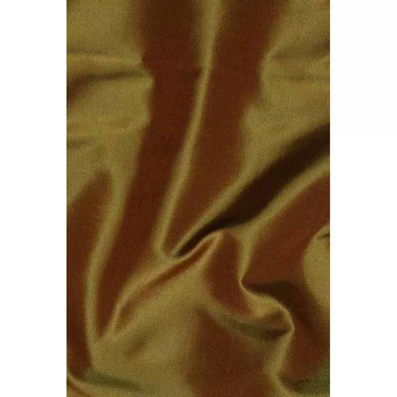 Olive Green Taffeta Silk Fabric