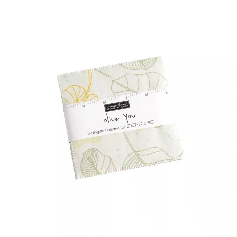 Olive You – Charm Pack – Zen Chic – Moda (Pre-order: Apr 2025)