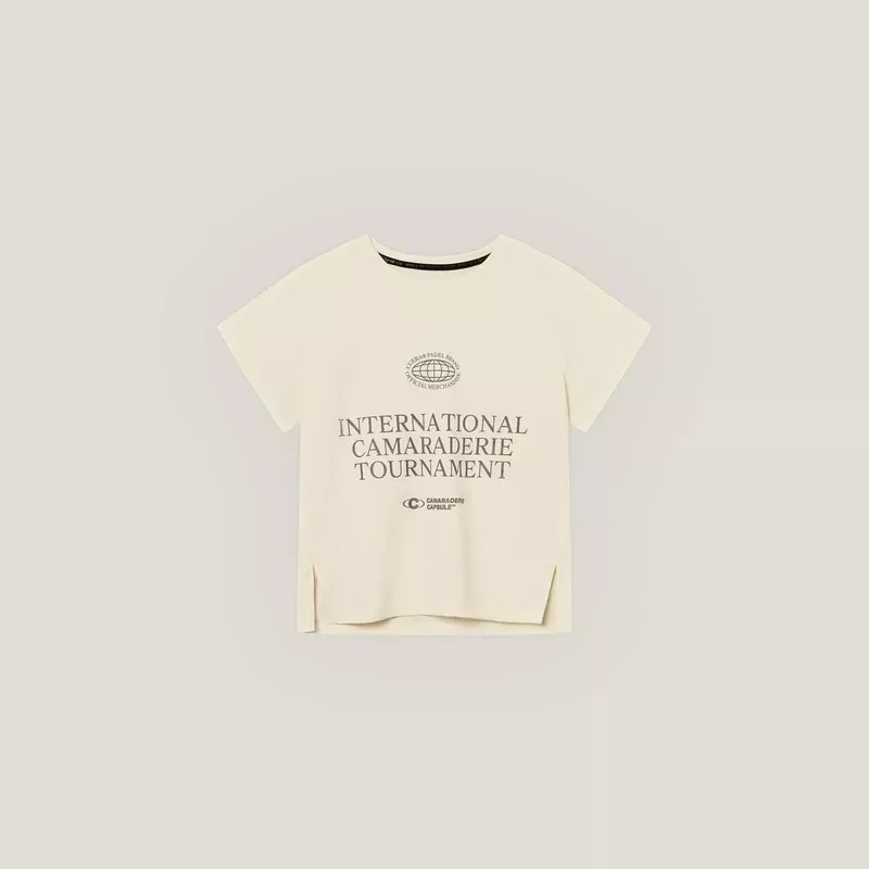 Oncourt ICT T-Shirt Slit – Off White