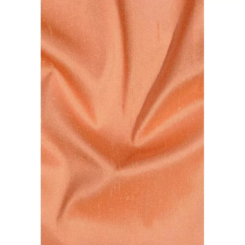 Orange Coral Silk Shantung 54″ Fabric
